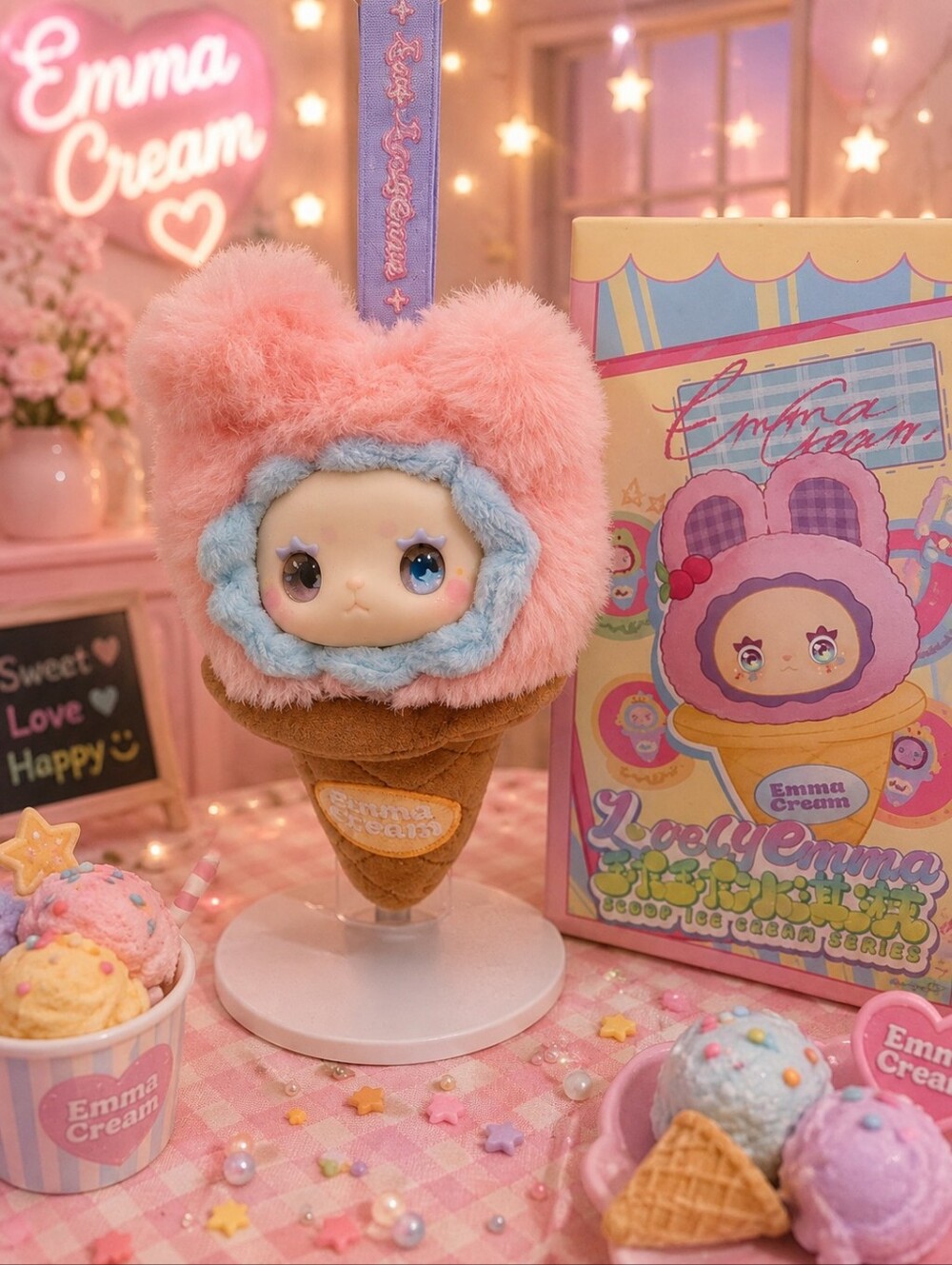 Lovely Emma Scoop Ice Cream Pendant Series